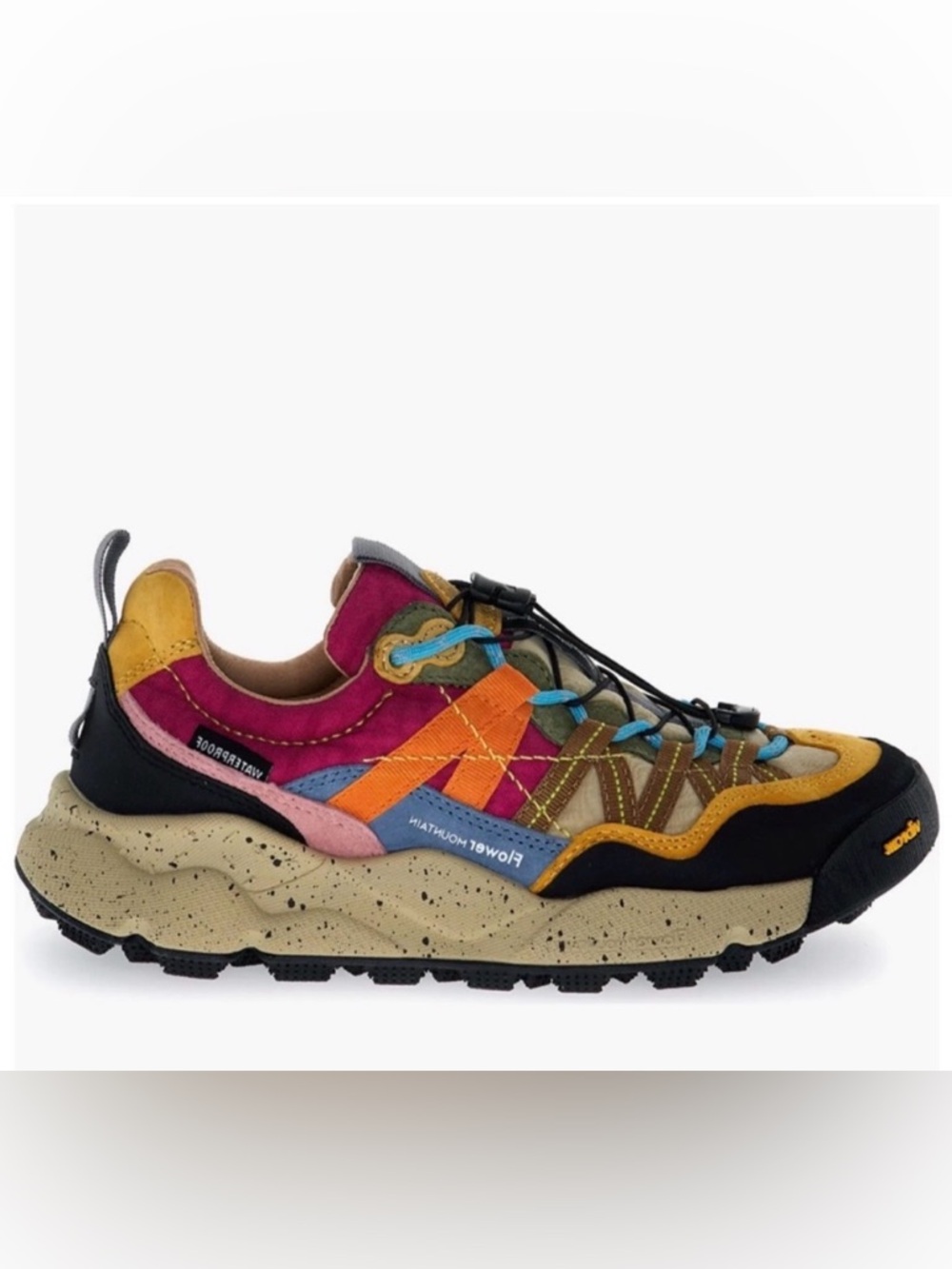 NWT Flower Mountain Iwano 2 Waterproof Hiking Shoe in Black-Dark Grey
